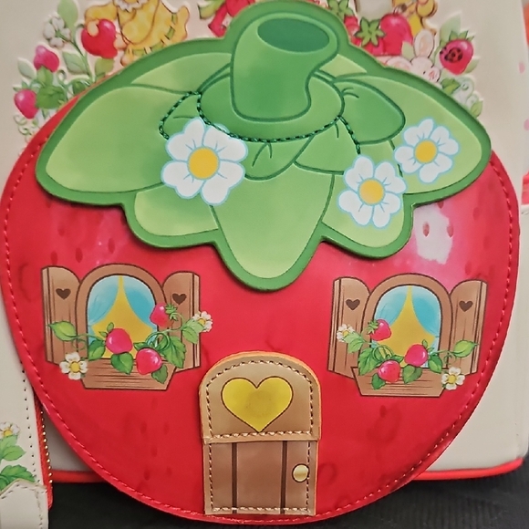 Loungefly Strawberry Shortcake Mini Backpack and Wallet - Picture 5 of 10
